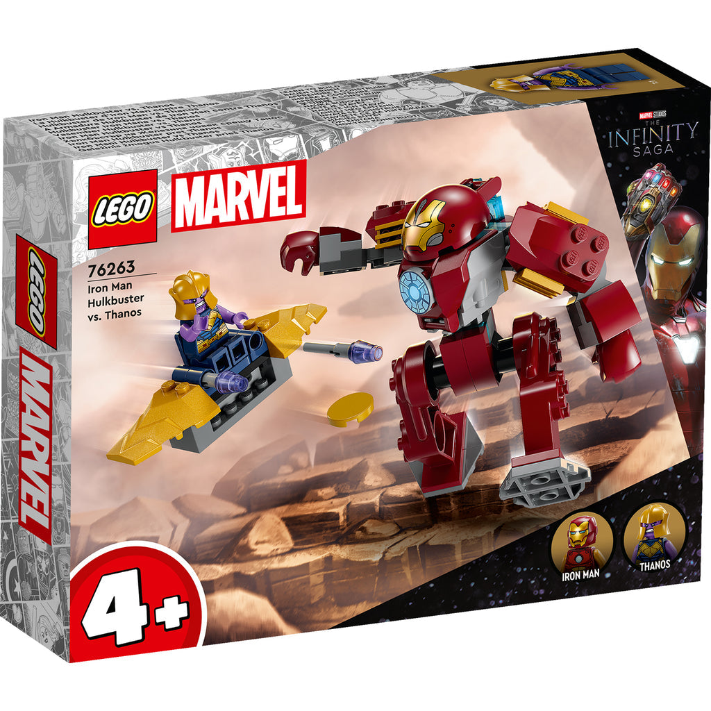 LEGO® Marvel Iron Man Hulkbuster vs. Thanos - Đồ chơi lắp ráp Siêu anh hùng LEGO 76263 - Hình ảnh sản phẩm