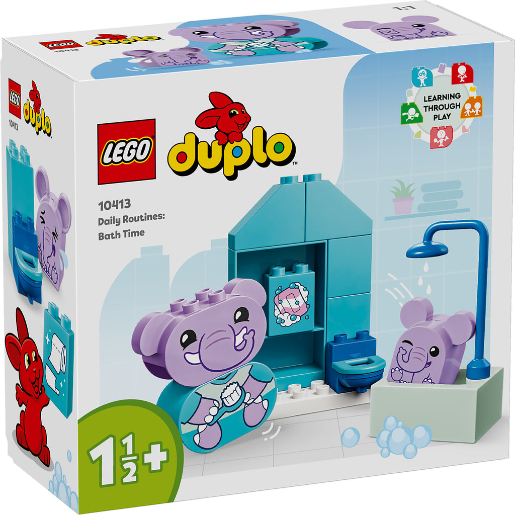 LEGO® DUPLO™ Daily Routines: Bath Time - Đồ Chơi Nhà Tắm Voi Con LEGO 10413 - Hình ảnh sản phẩm