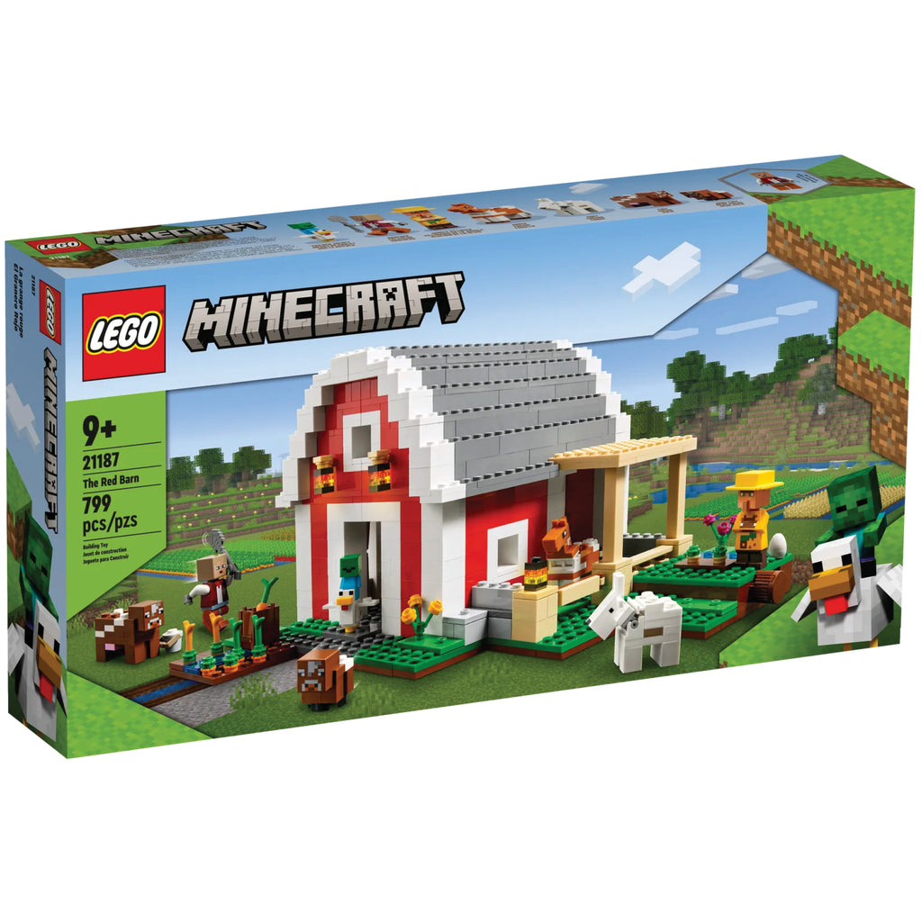LEGO® Minecraft® The Red Barn - Mô Hình Chuồng Ngựa Đỏ 21187 - Hình ảnh sản phẩm