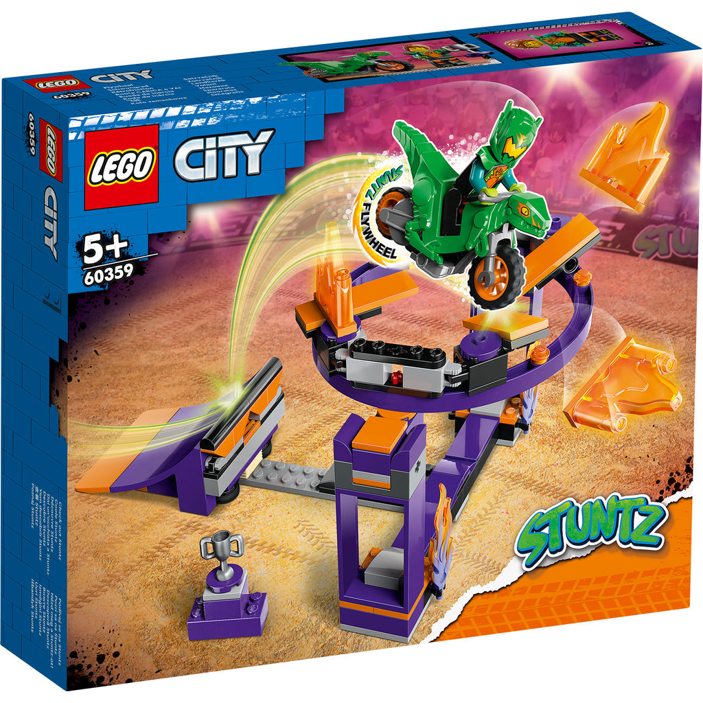 LEGO® City Dunk Stunt Ramp Challenge - Bộ Đồ Chơi Xe Mô Tô Nhảy Cầu Mạo Hiểm LEGO 60359 - Hình ảnh sản phẩm