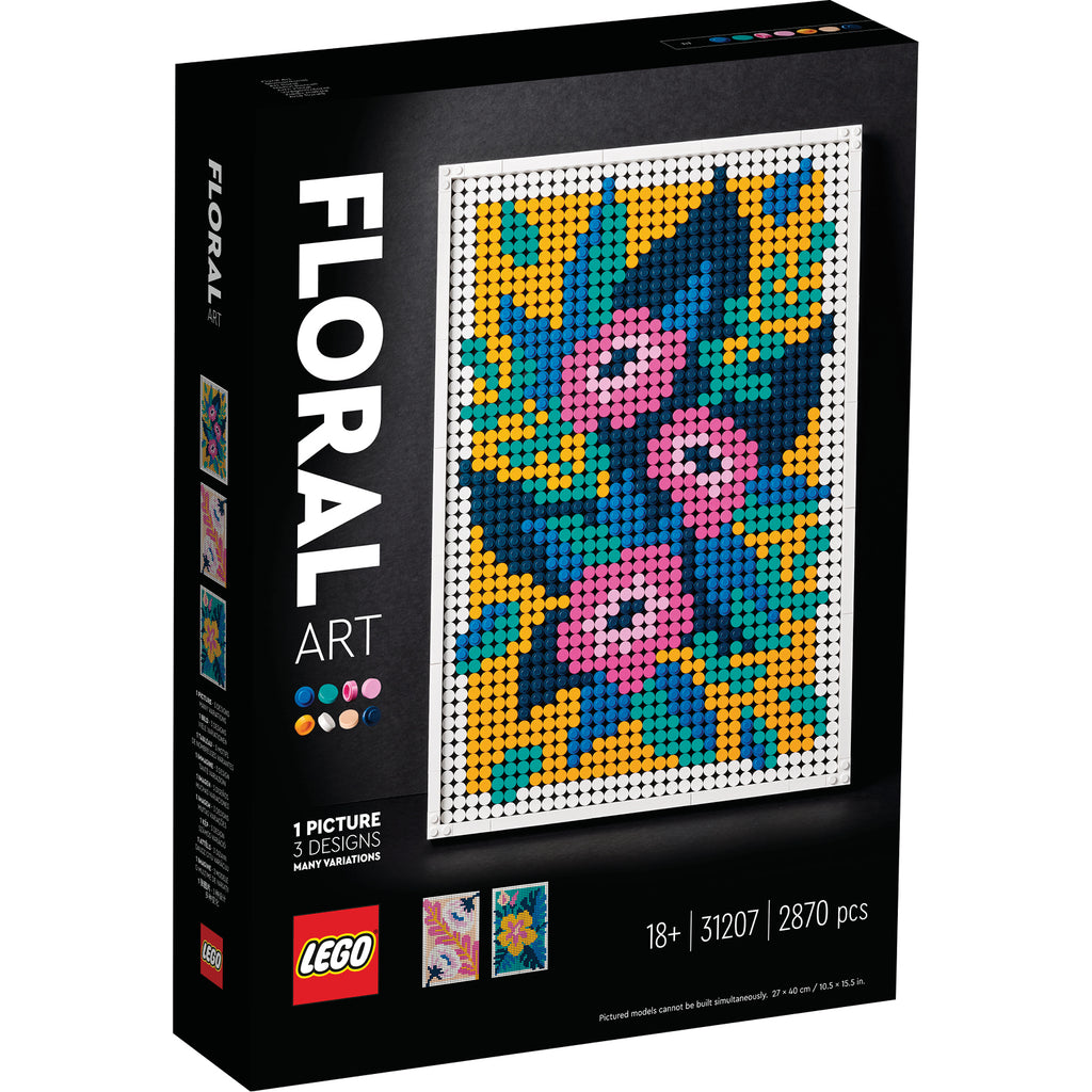 LEGO® Art Floral Art - Tranh Nghệ Thuật Hoa Cỏ - LEGO 31207 - Hình ảnh sản phẩm