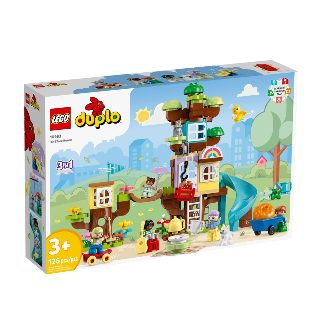 LEGO® DUPLO™ 3in1 Tree House - Đồ Chơi Lắp Ráp Ngôi Nhà Trên Cây 3 Trong 1 - LEGO 10993 - Hình ảnh sản phẩm