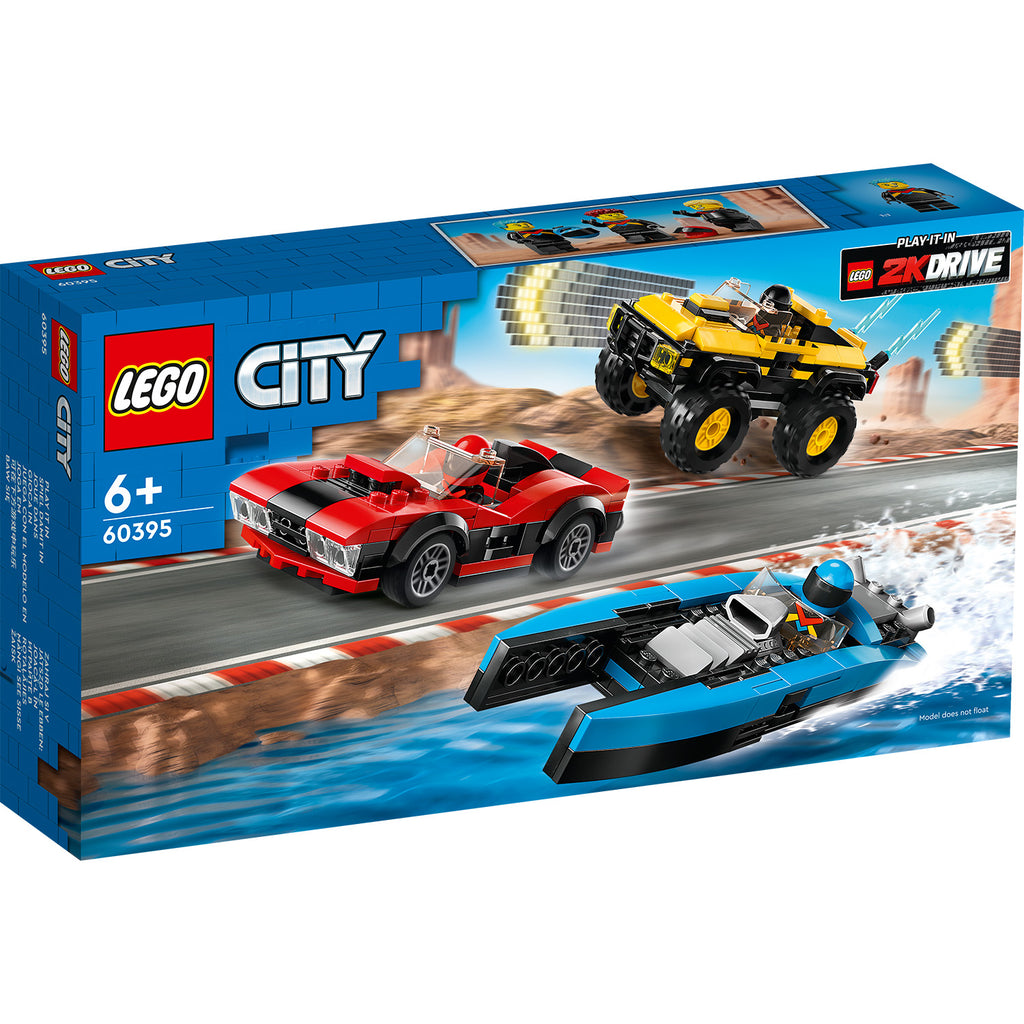 LEGO® City Combo Race Pack - Bộ Đồ Chơi Xe Đua 3 Trong 1 - LEGO 60395 - Hình ảnh sản phẩm