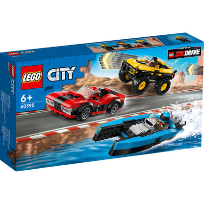 LEGO® City Combo Race Pack - Bộ Đồ Chơi Xe Đua 3 Trong 1 - LEGO 60395 - Hình ảnh sản phẩm