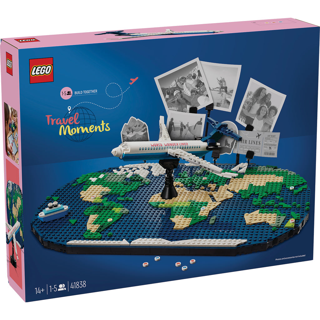 LEGO® Travel Moments - Bộ Lắp Ráp Bản Đồ Thế Giới & Kỷ Niệm Du Lịch - LEGO 41838 - Hình ảnh sản phẩm