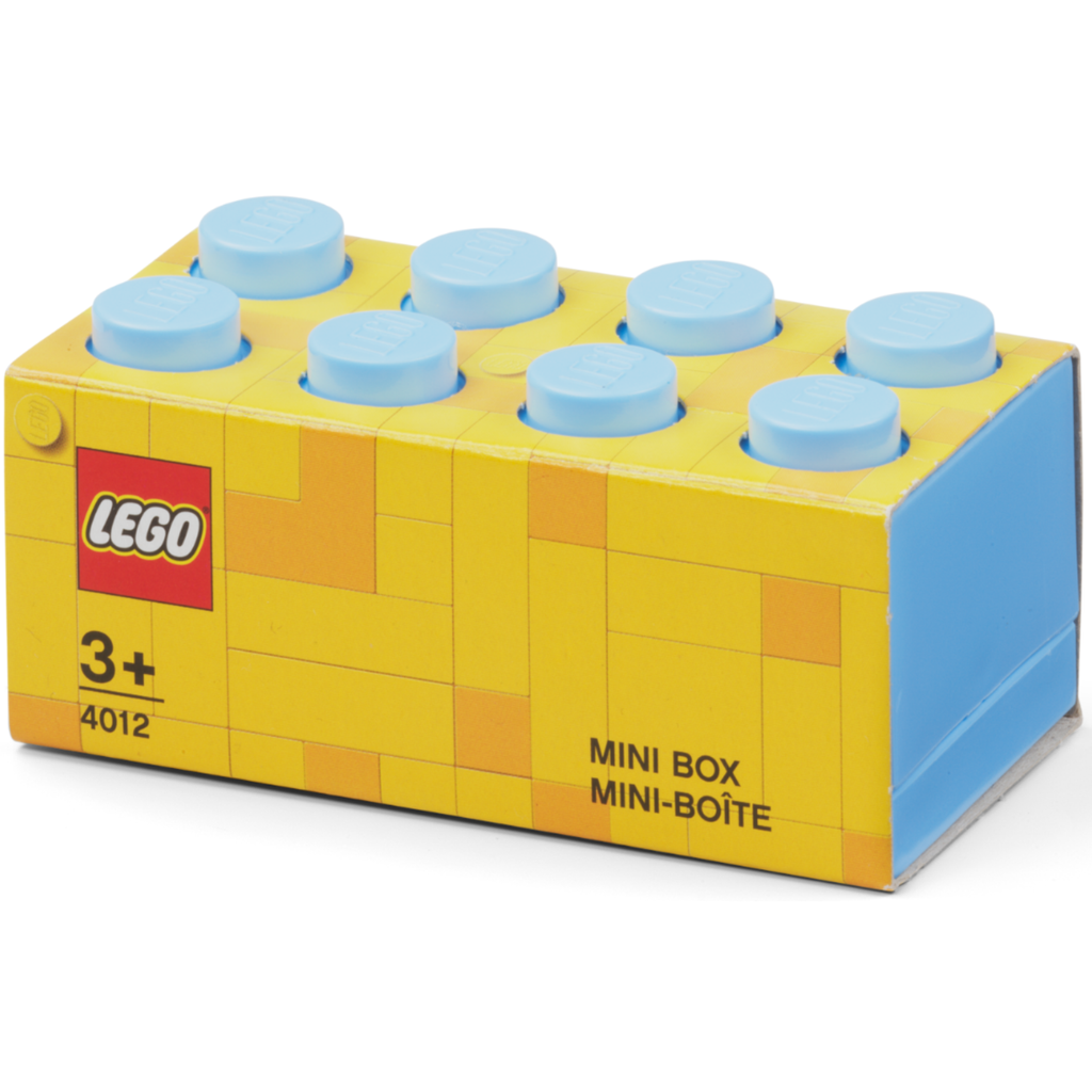 LEGO Mini Box 8 - Light Royal Blue - Hộp Đựng Đồ Mini Hình Viên Gạch LEGO - Hình ảnh sản phẩm