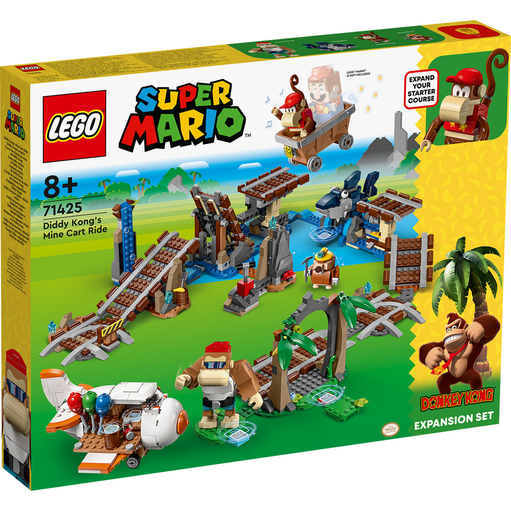 LEGO® Super Mario™ Diddy Kong's Mine Cart Ride Expansion Set - Bộ mở rộng Chuyến đi Xe goòng Diddy Kong 71425 - Hình ảnh sản phẩm