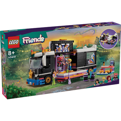 LEGO® Friends™ Pop Star Music Tour Bus - Xe Buýt Lưu Diễn Ngôi Sao Ca Nhạc LEGO 42619 - Hình ảnh sản phẩm