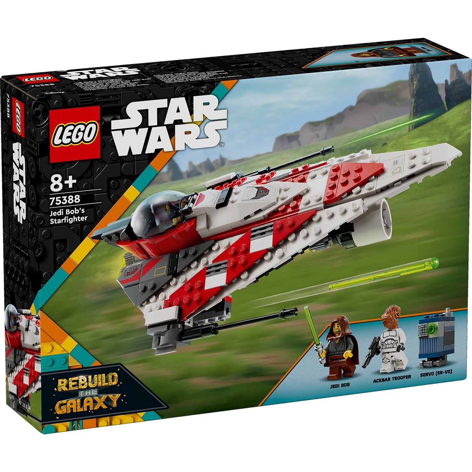 LEGO® Star Wars™ Jedi Bob’s Starfighter - Mô hình lắp ráp Phi thuyền Jedi Bob - LEGO 75388 - Hình ảnh sản phẩm