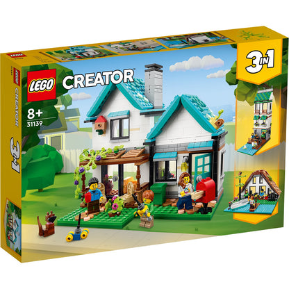 LEGO® Creator 3-in-1 Cozy House - Ngôi Nhà Ấm Cúng 3-Trong-1 - LEGO 31139 - Hình ảnh sản phẩm