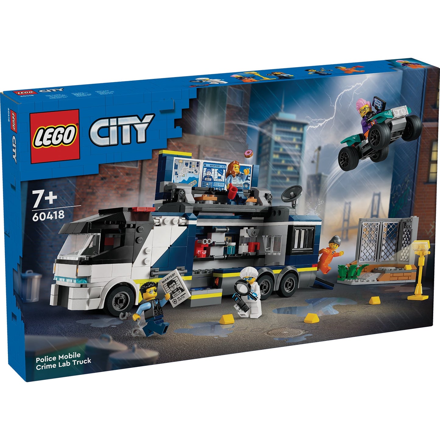 LEGO® City Police Mobile Crime Lab Truck - Xe Tải Phòng Thí Nghiệm Tội Phạm Lưu Động - LEGO 60418 - Hình ảnh sản phẩm