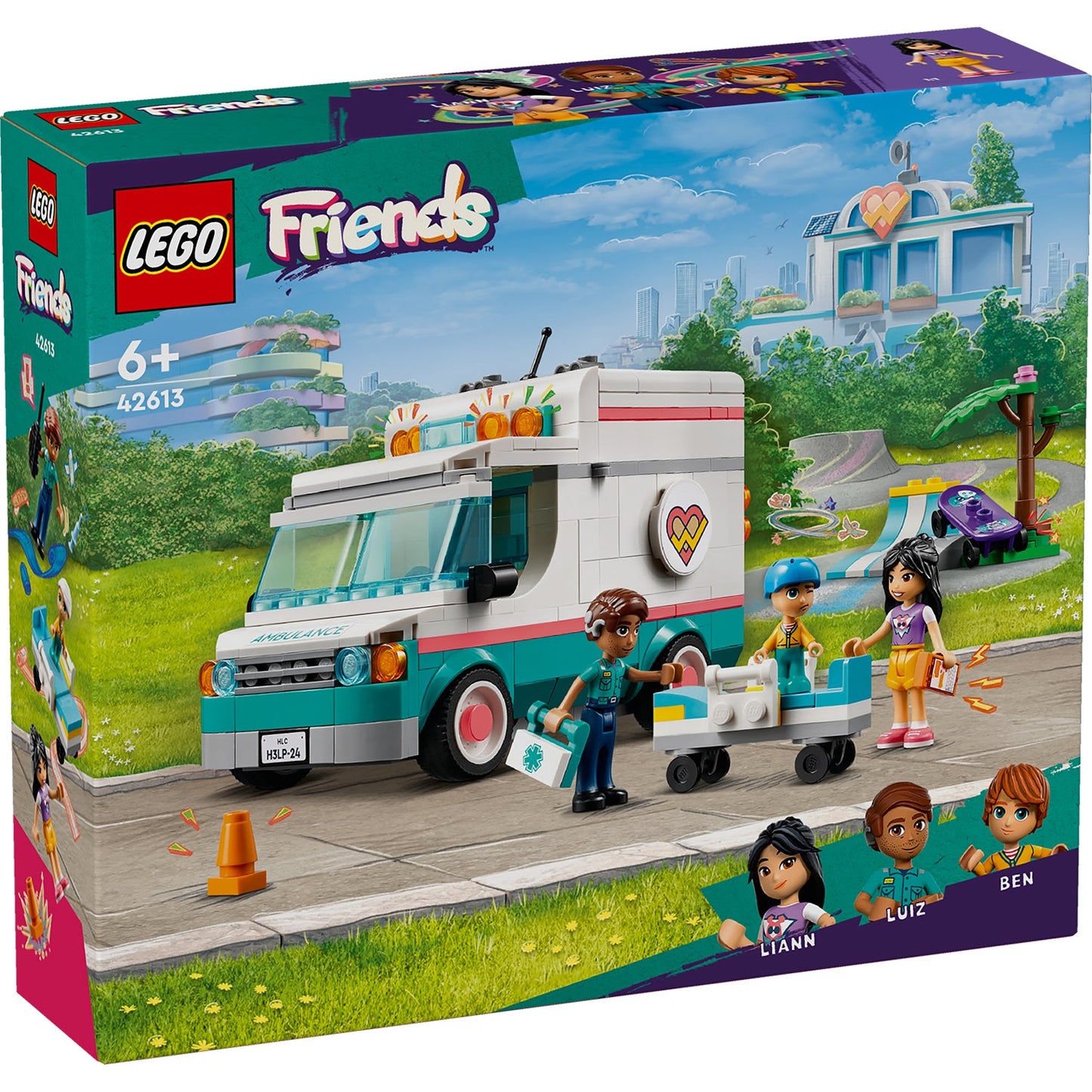 LEGO® Friends™ Heartlake City Hospital Ambulance - Đồ Chơi Lắp Ráp Xe Cứu Thương - LEGO 42613 - Hình ảnh sản phẩm