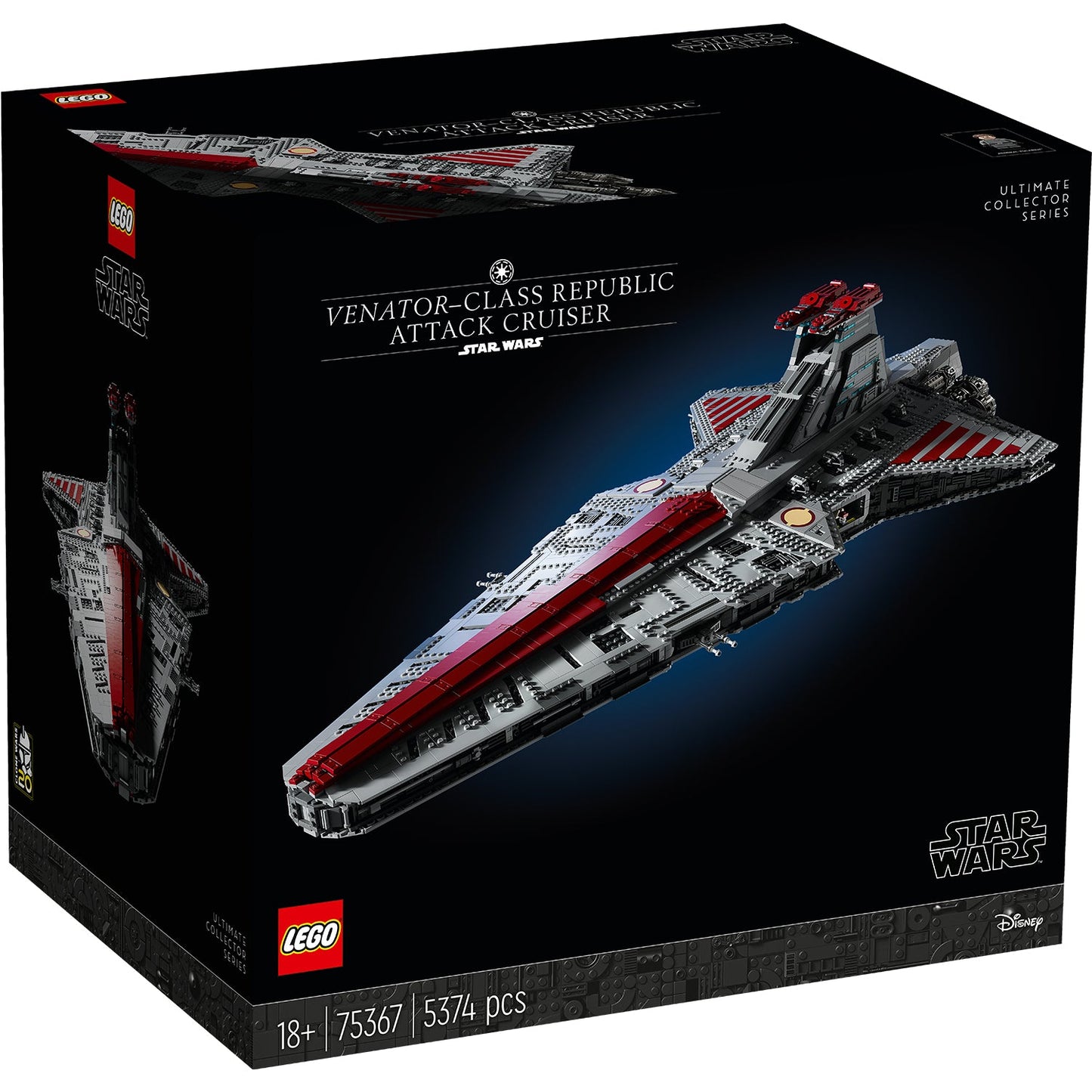LEGO® Star Wars™ Venator-Class Republic Attack Cruiser - Ultimate Collector Series - Bộ Lắp Ráp Tàu Tuần Dương Tấn Công LEGO 75367 - Hình ảnh sản phẩm