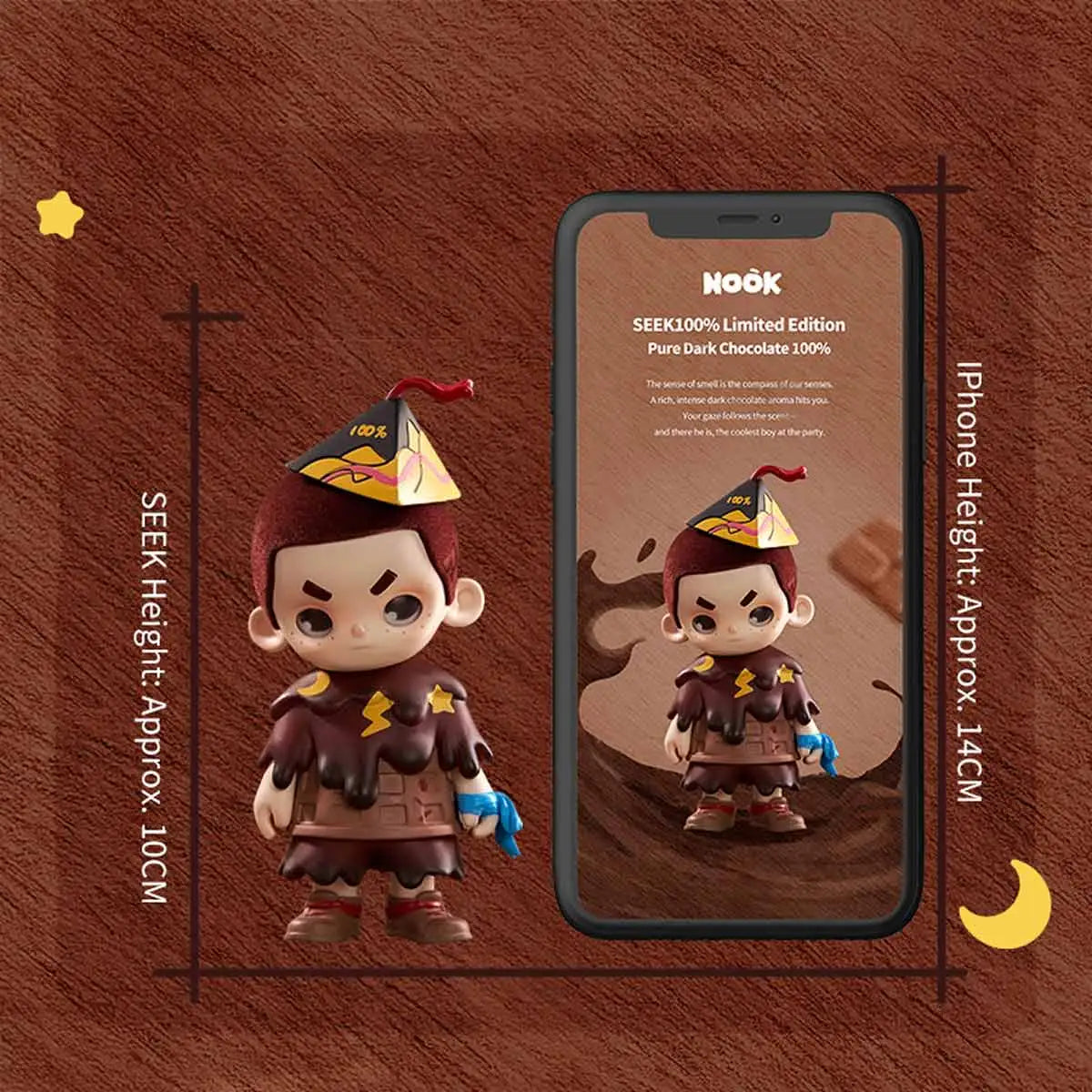 SEEK - PURE DARK CHOCOLATE 100% LIMITED EDITION - Mô hình Art Toy Cao Cấp - 52TOYS