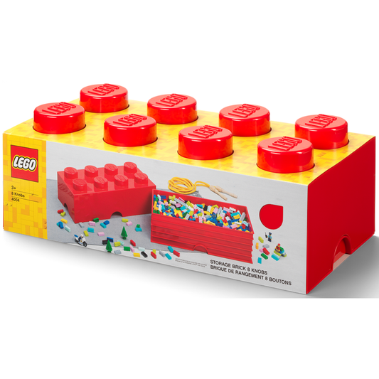 LEGO Storage Brick 8 - Red Hộp Lưu Trữ Đồ Chơi Xếp Chồng LEGO - Hình ảnh sản phẩm