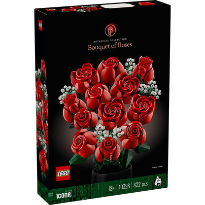 LEGO® ICONS™ Bouquet of Roses - Bó Hoa Hồng Trang Trí - LEGO 10328 - Hình ảnh sản phẩm