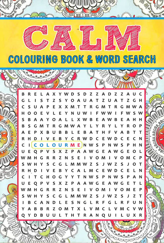 Coloring And Wordsearch: Calm