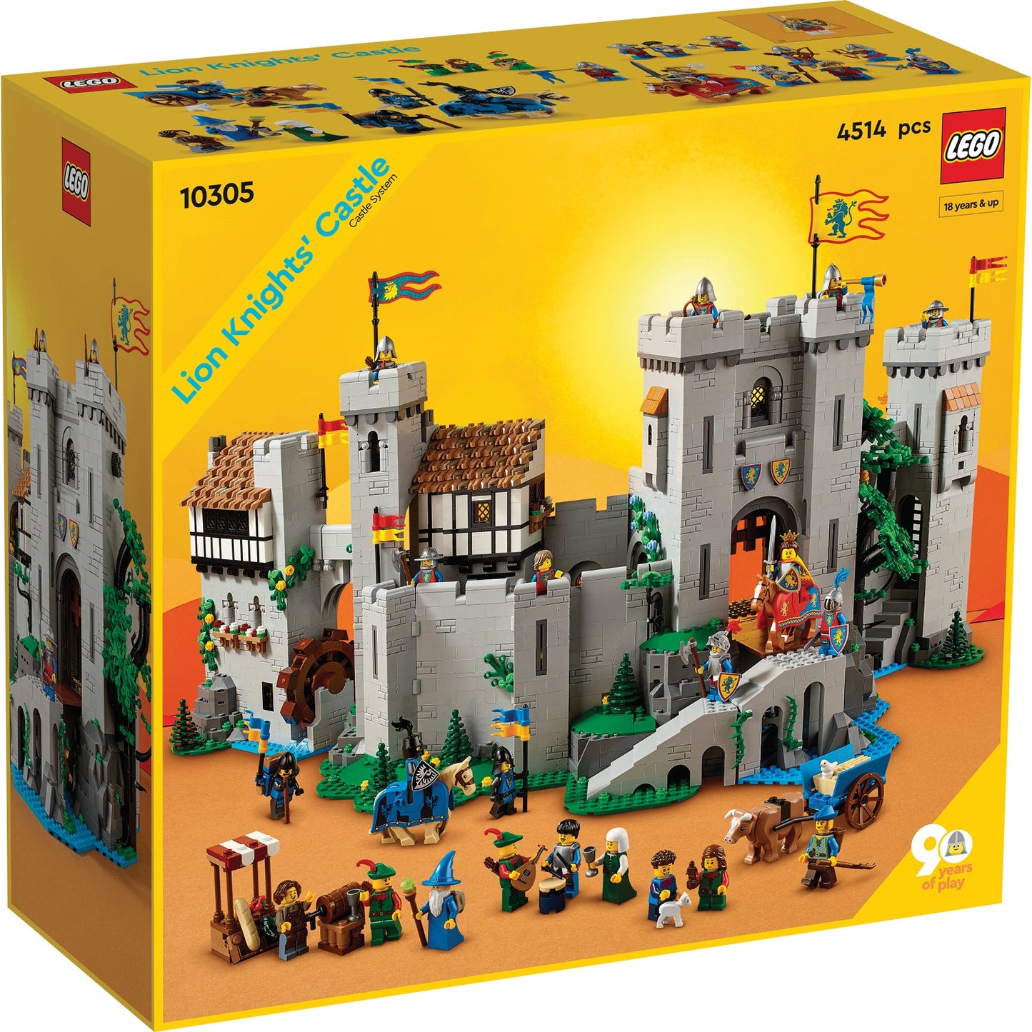 LEGO® ICONS™ Lion Knights' Castle - Bộ Lắp Ráp Lâu Đài Hiệp Sĩ Sư Tử - LEGO 10305 - Hình ảnh sản phẩm