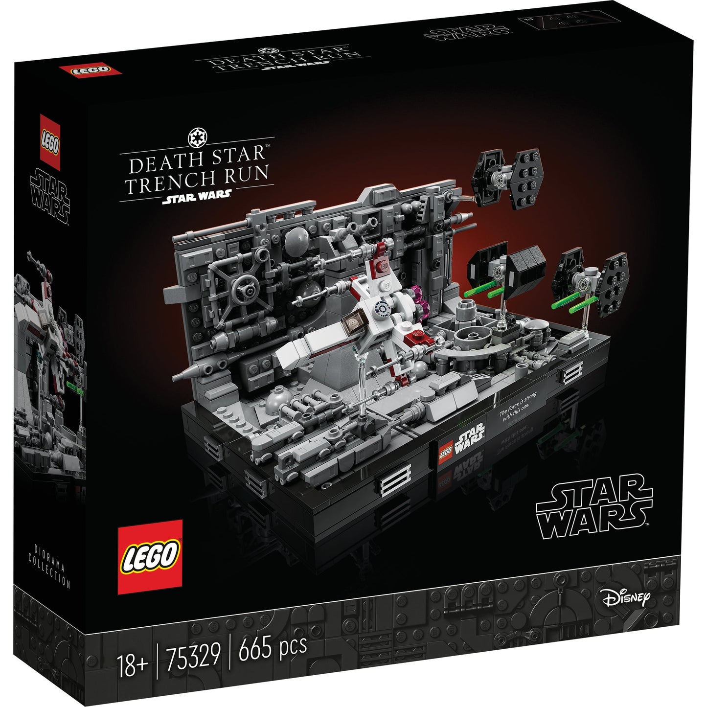 LEGO® Star Wars™ Death Star™ Trench Run Diorama - Mô Hình Lắp Ráp Diorama - LEGO 75329 - Hình ảnh sản phẩm