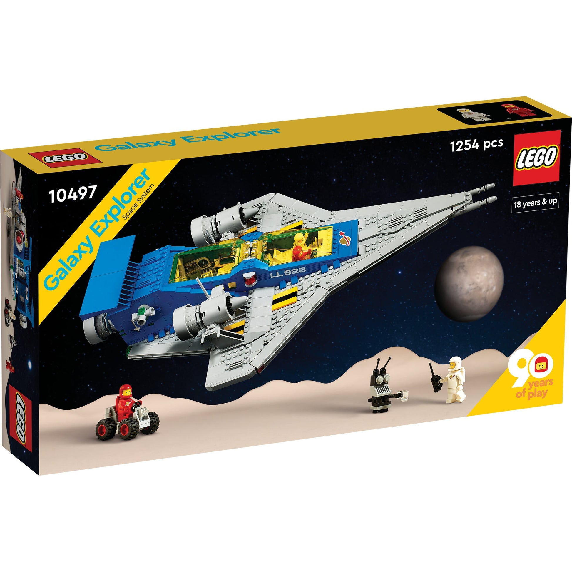 LEGO® ICONS™ Galaxy Explorer - Bộ Lắp Ráp Phi Thuyền Không Gian Cổ Điển - LEGO 10497 - Hình ảnh sản phẩm