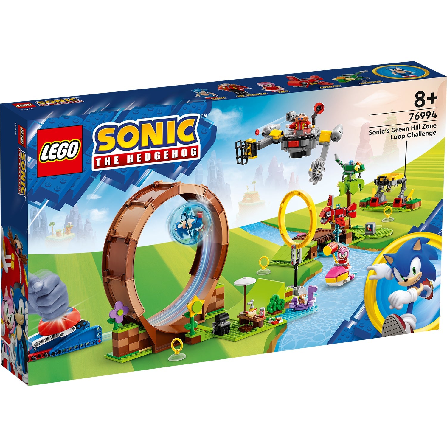 LEGO® Sonic the Hedgehog™ Sonic's Green Hill Zone Loop Challenge - Bộ Đồ Chơi Lắp Ráp Thử Thách Vòng Lặp - LEGO 76994 - Hình ảnh sản phẩm