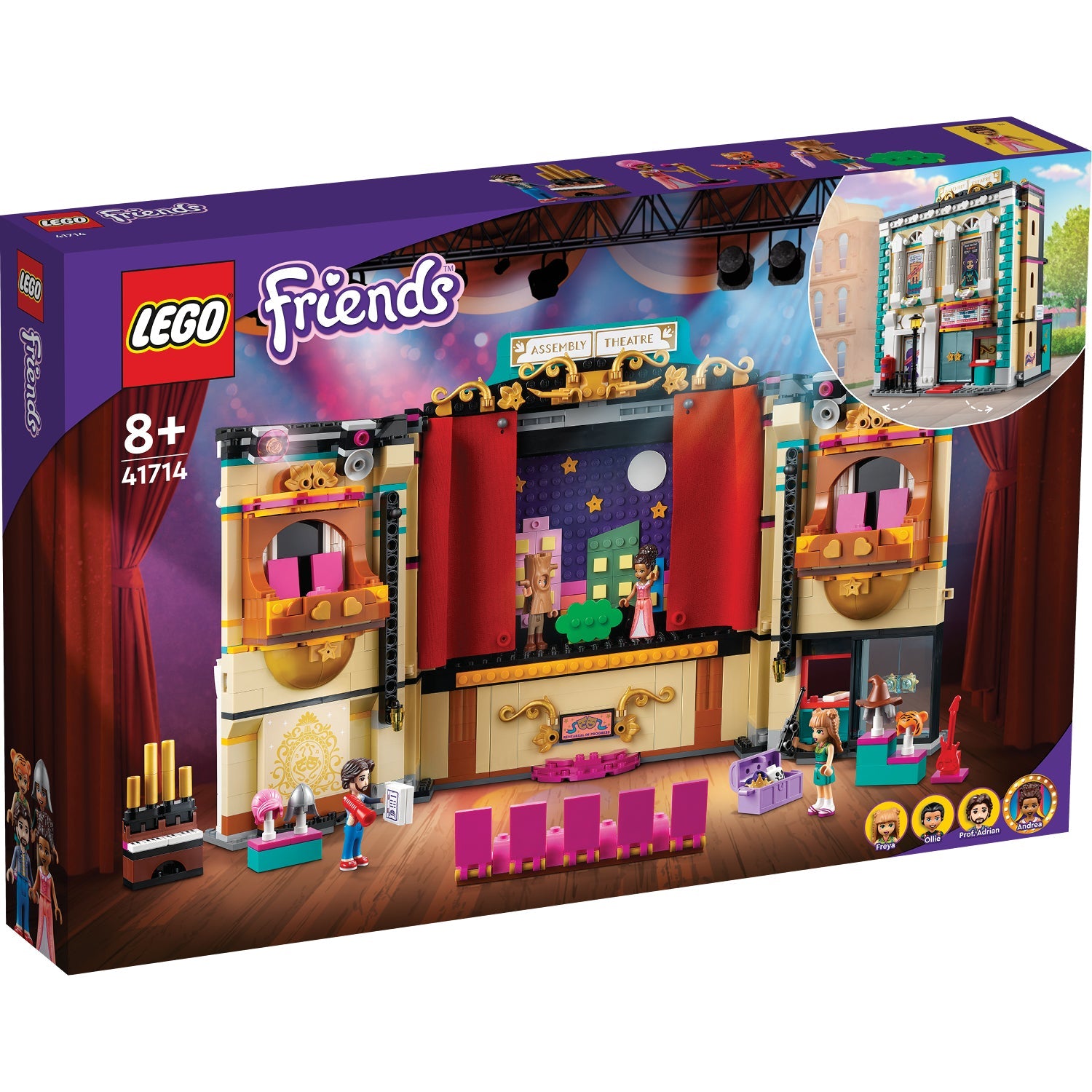 LEGO® Friends™ Andrea’s Theater School - Đồ Chơi Lắp Ráp Nhà Hát Nghệ Thuật 41714 - Hình ảnh sản phẩm