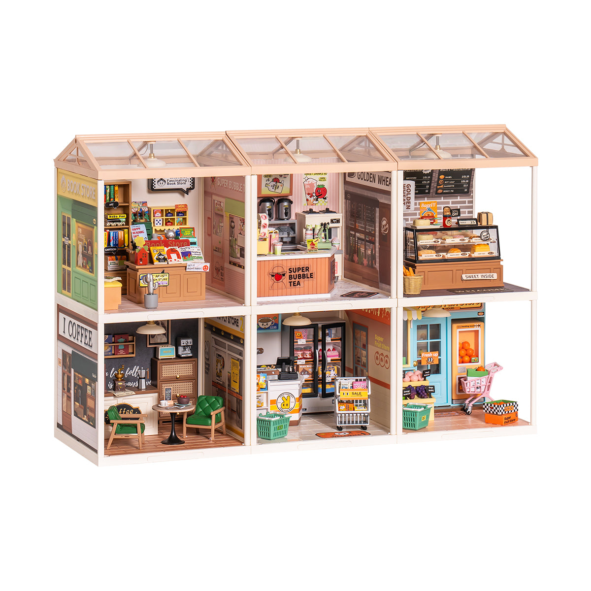 Rolife Super Creator - Super Store Series - Mô hình nhà gỗ tí hon DIY - Rolife