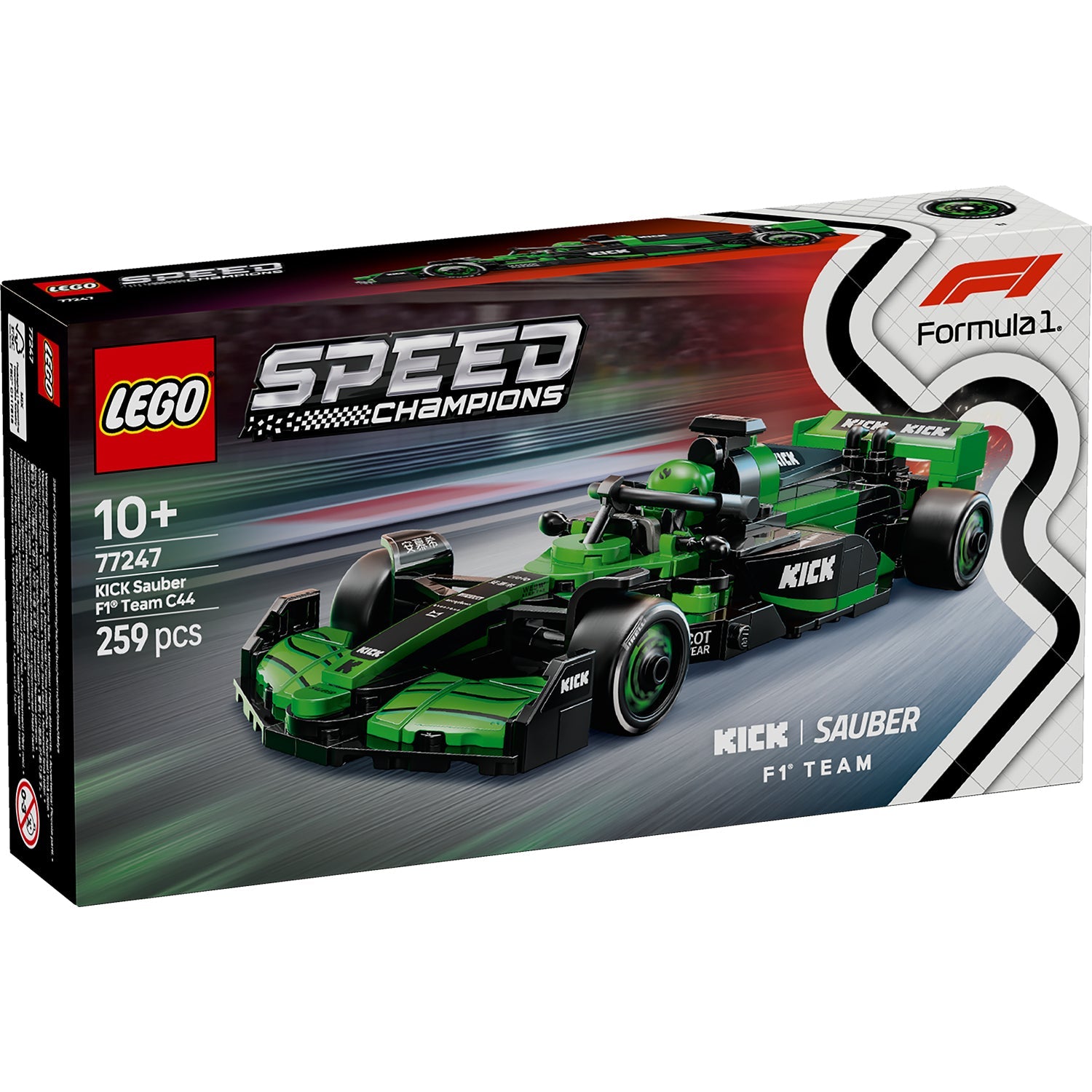 LEGO® Speed Champions - KICK Sauber F1® Team C44 Race Car Đồ Chơi Lắp Ráp Xe Đua F1 LEGO 77247 - Hình ảnh sản phẩm