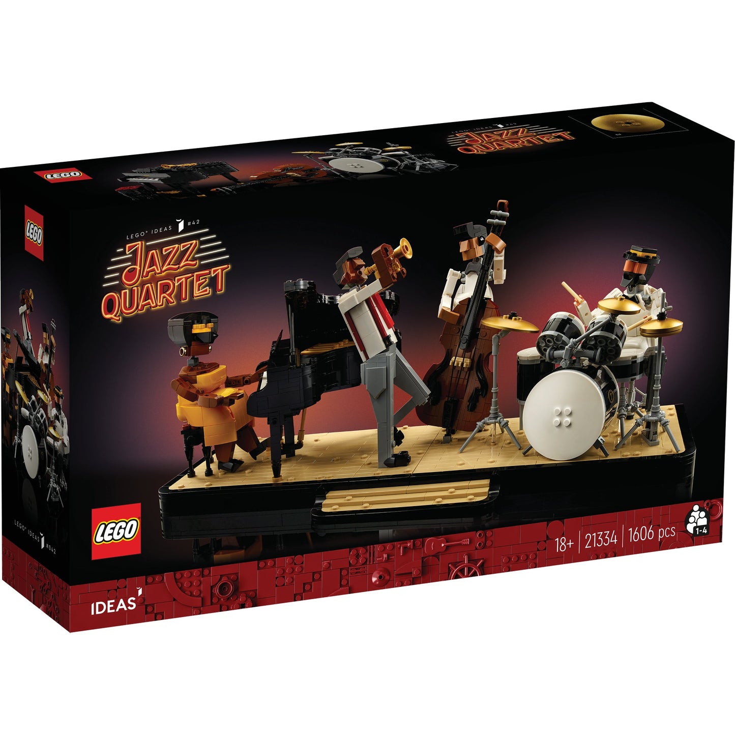 LEGO® Ideas Jazz Quartet - Mô hình Ban nhạc Jazz - LEGO 21334 - Hình ảnh sản phẩm