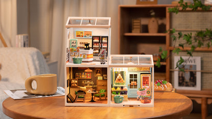 Rolife Super Fruit Store Super Creator Miniature House DW003 - Mô hình nhà búp bê mini nhựa lắp ráp DIY - Rolife
