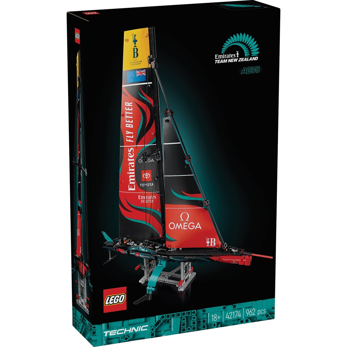 LEGO® Technic™ Emirates Team New Zealand AC75 Yacht - Mô hình Du Thuyền Đua America's Cup - LEGO 42174 - Hình ảnh sản phẩm