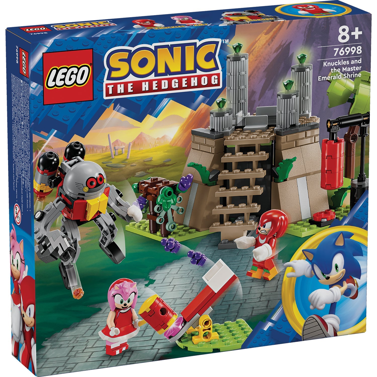 LEGO® Sonic the Hedgehog™ Knuckles and the Master Emerald Shrine - Đồ chơi lắp ráp Đền thờ Bảo ngọc Master Emerald LEGO 76998 - Hình ảnh sản phẩm