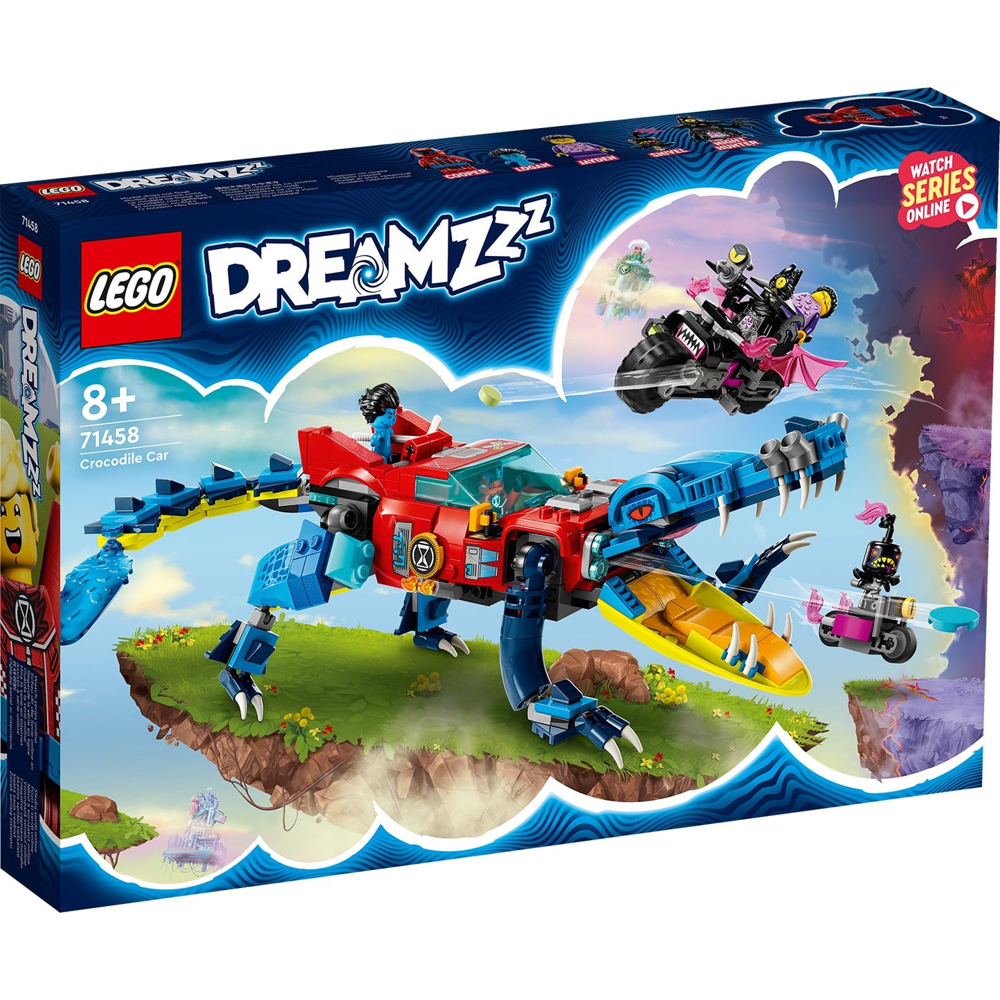 LEGO® DREAMZzz™ Crocodile Car - Xe Cá Sấu Đồ Chơi Lắp Ráp 2 Trong 1 - LEGO 71458 - Hình ảnh sản phẩm