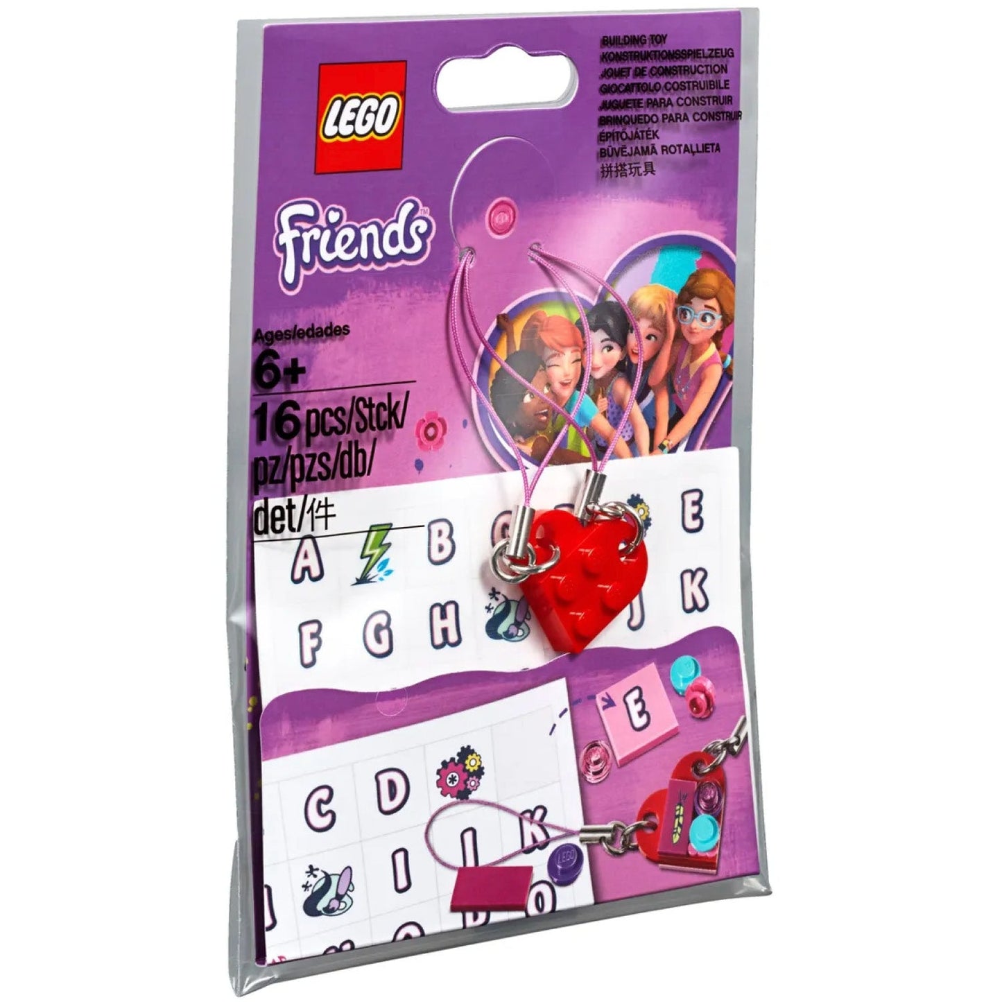 LEGO® Friends™ Creative Bag Charms - Móc Treo Túi Sáng Tạo Tình Bạn - LEGO 853881 - Hình ảnh sản phẩm