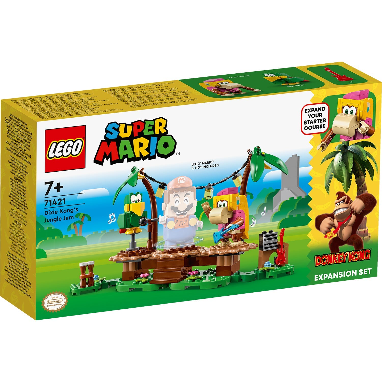 LEGO® Super Mario™ Dixie Kongs Jungle Jam Expansion Set - Bộ mở rộng Đồ chơi lắp ráp LEGO 71421 - Hình ảnh sản phẩm