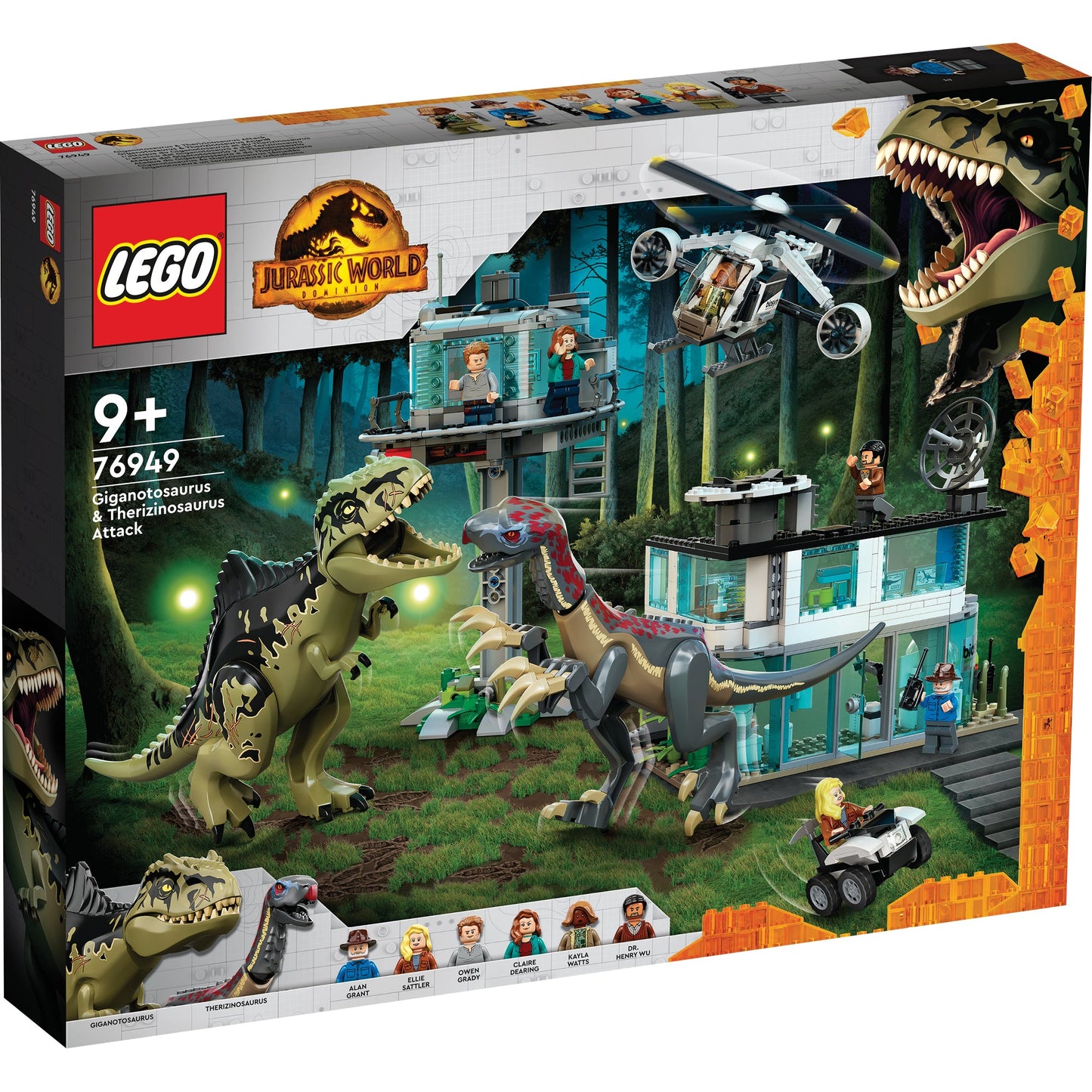 LEGO® Jurassic World Giganotosaurus and Therizinosaurus Attack - Bộ Đồ Chơi Lắp Ráp Khủng Long 76949 - LEGO - Hình ảnh sản phẩm