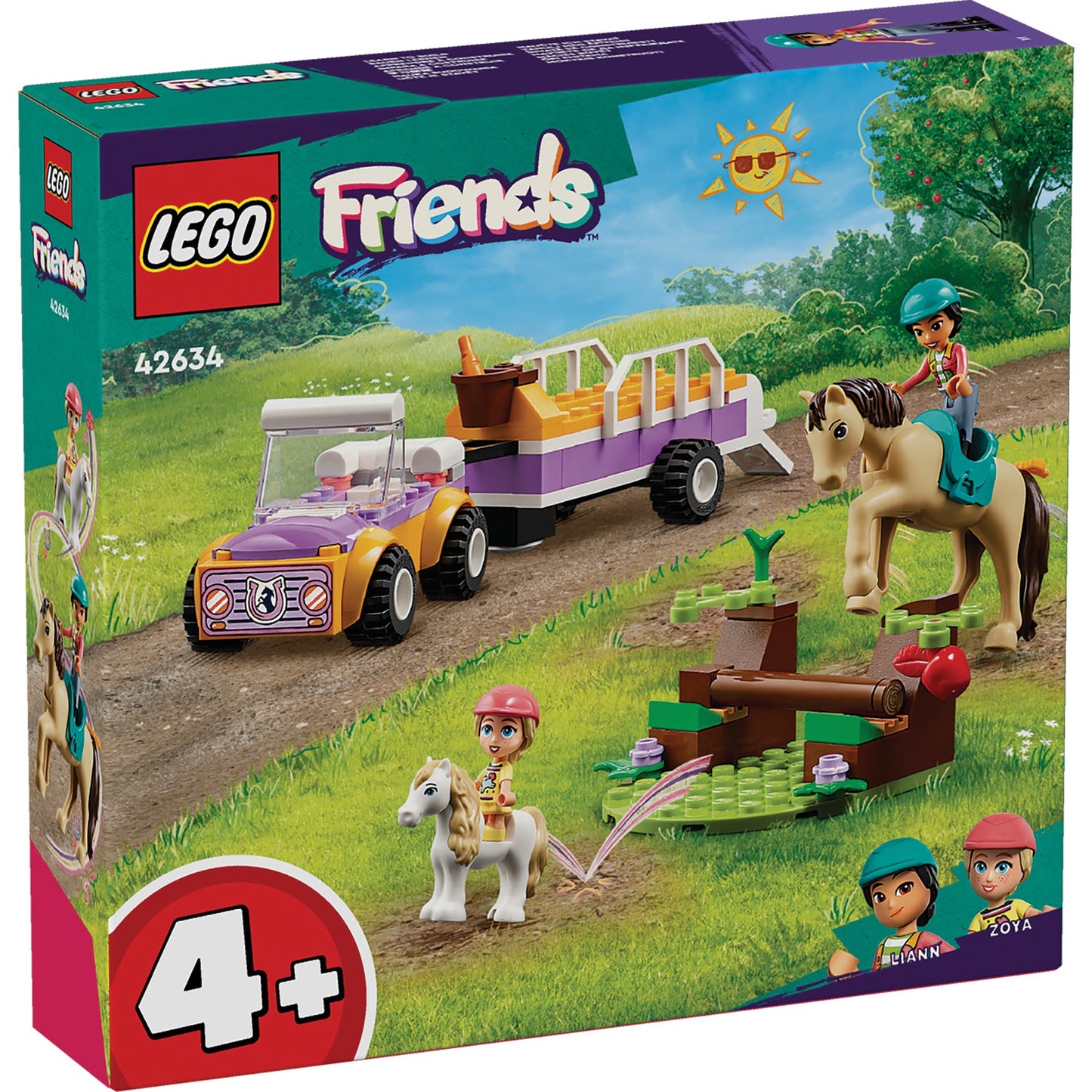 LEGO® Friends™ Horse and Pony Trailer - Bộ Đồ Chơi Xe Kéo Ngựa và Pony - LEGO 42634 - Hình ảnh sản phẩm