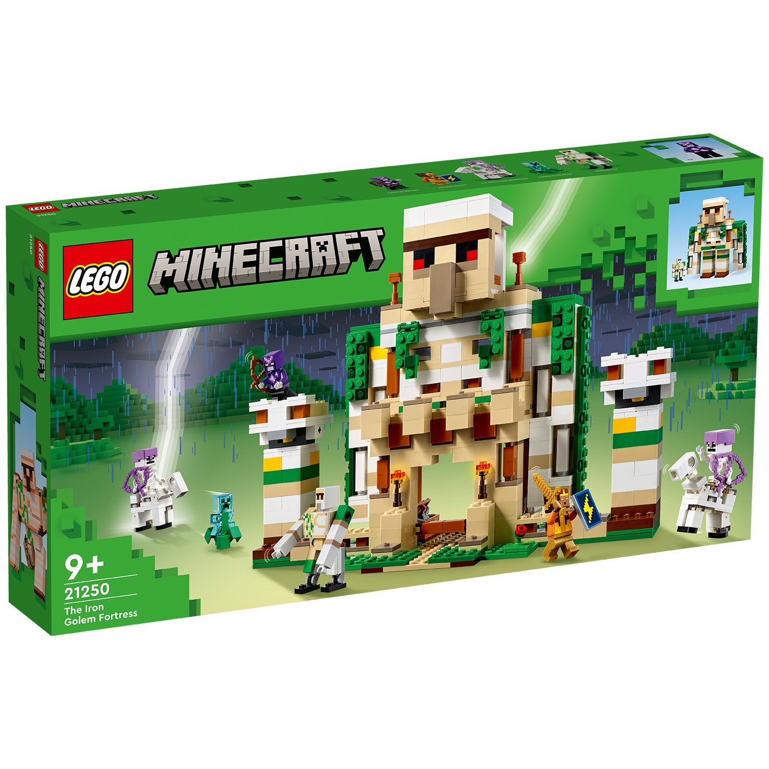 LEGO® Minecraft™ The Iron Golem Fortress - Pháo Đài Người Sắt Golem Biến Hình - LEGO 21250 - Hình ảnh sản phẩm