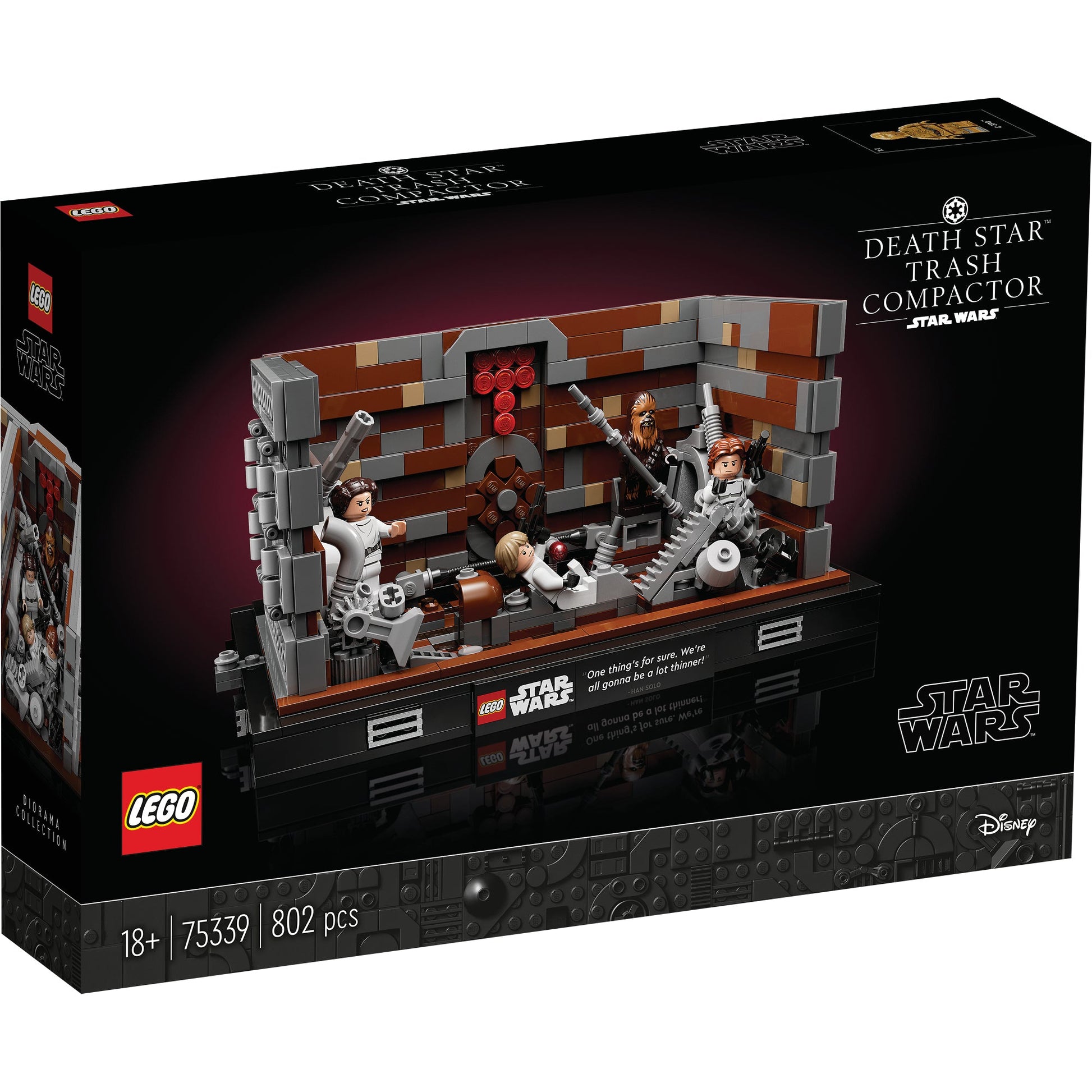 LEGO® Star Wars™ Death Star™ Trash Compactor Diorama - Bộ Mô Hình Trưng Bày Diorama 18+ LEGO 75339 - Hình ảnh sản phẩm