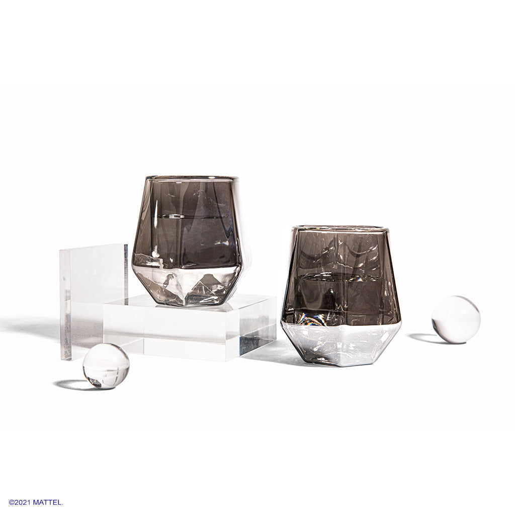 Barbie™ X Dragon Glassware® Ken™ Whiskey Glasses - Bộ 2 Ly Thủy Tinh Whiskey Cách Nhiệt Cao Cấp - Dragon Glassware