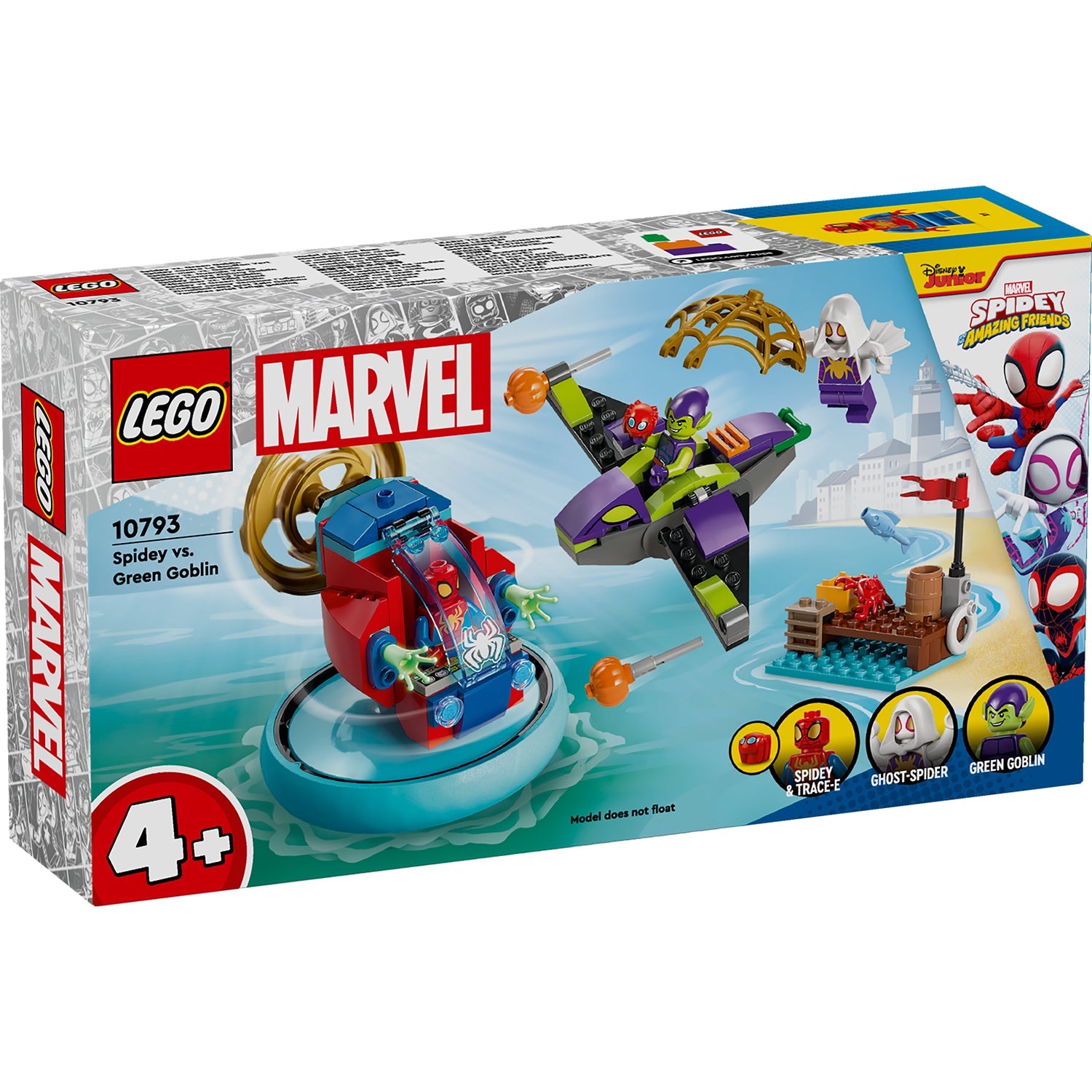 LEGO® Marvel Spidey vs. Green Goblin - Đồ Chơi Lắp Ráp Siêu Anh Hùng - LEGO 10793 - Hình ảnh sản phẩm