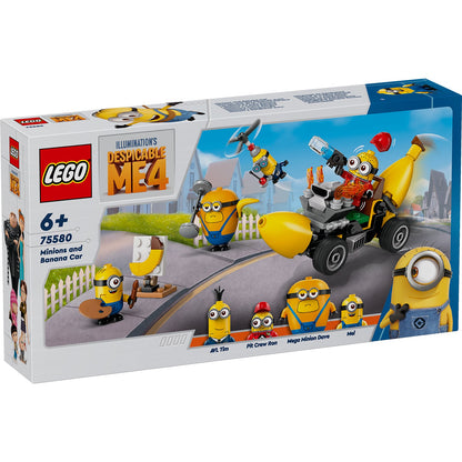 LEGO® Despicable Me 4 Minions and Banana Car - Đồ chơi lắp ráp Xe Chuối và Minions - LEGO 75580 - Hình ảnh sản phẩm