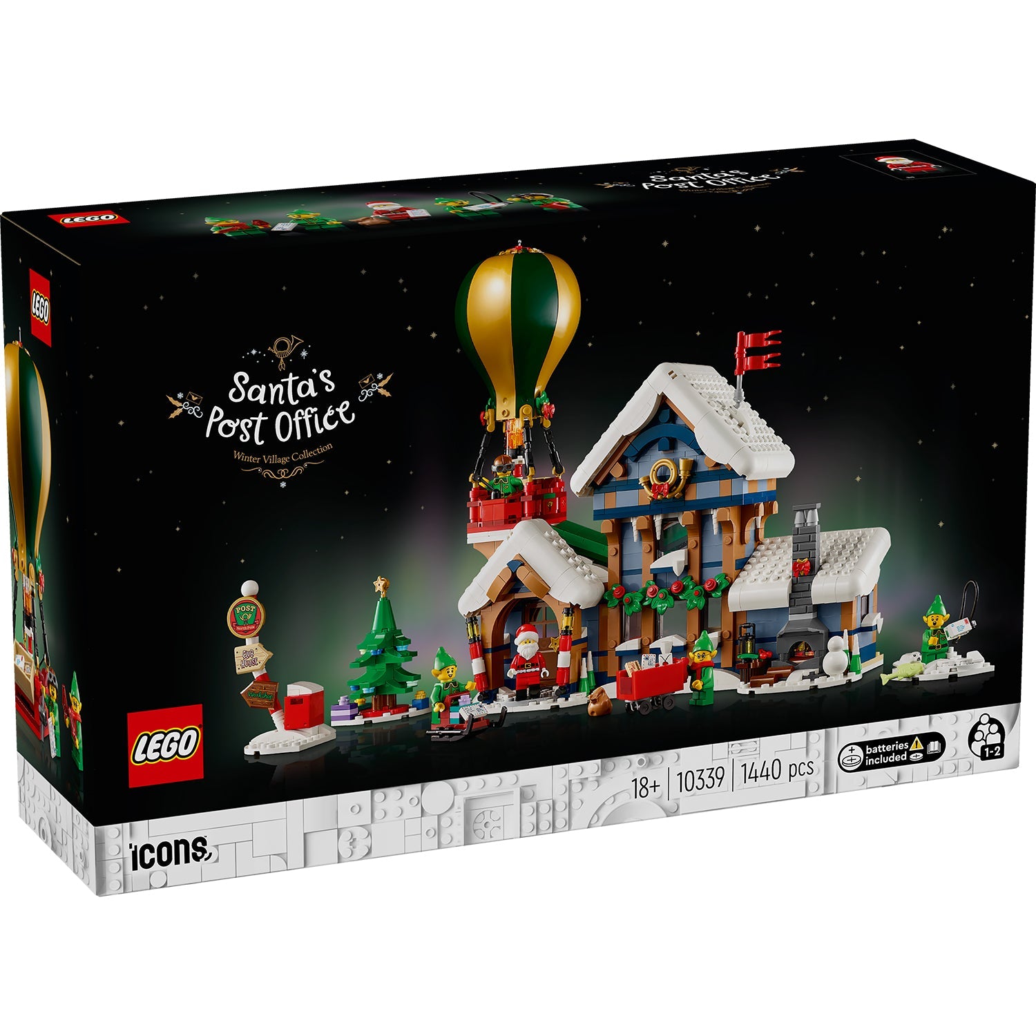 LEGO® ICONS™ Santa’s Post Office - Mô Hình Bưu Điện Ông Già Noel Giáng Sinh (10339) - Hình ảnh sản phẩm