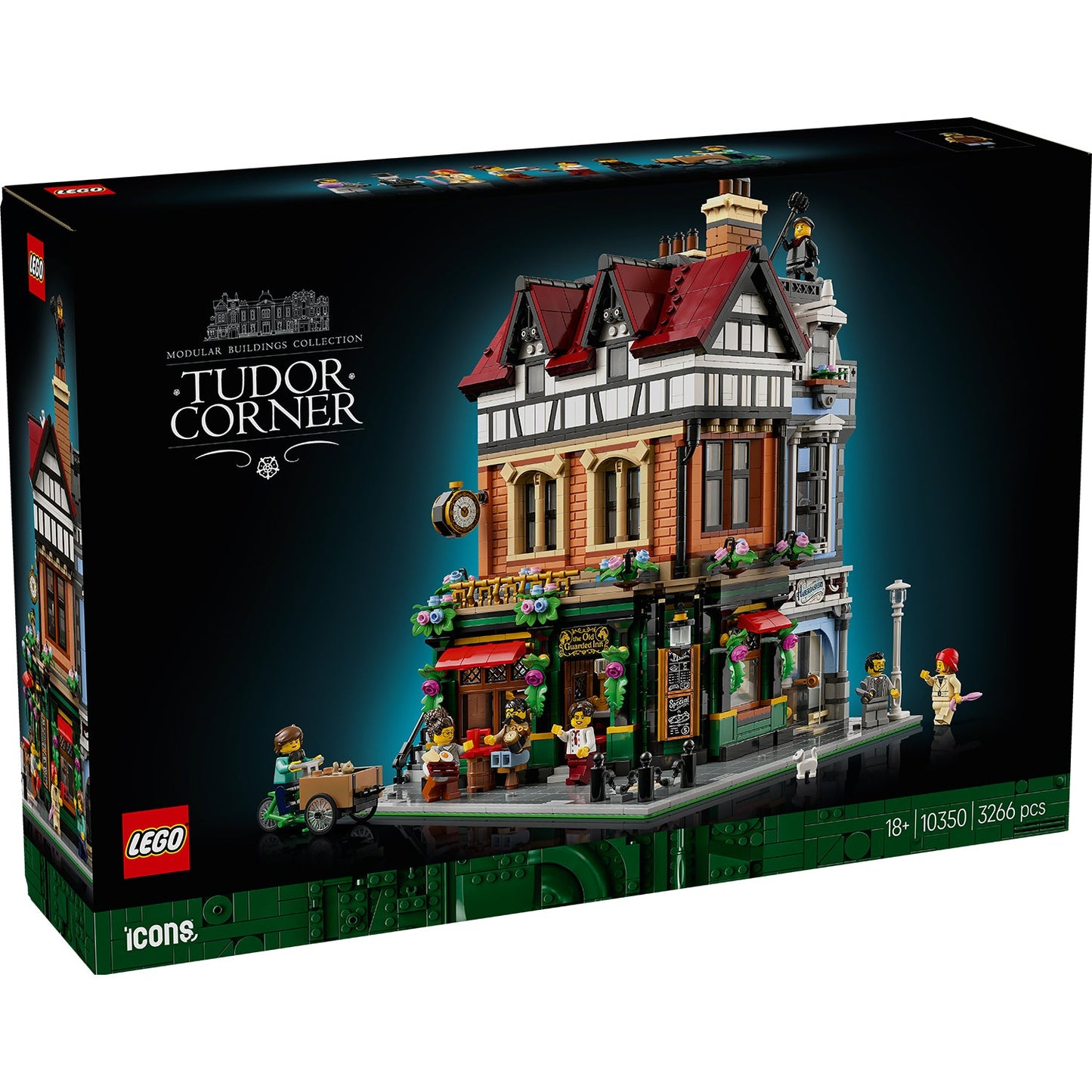 LEGO® ICONS™ Tudor Corner - Bộ Lắp Ráp Góc Phố Tudor - LEGO 10350 - Hình ảnh sản phẩm