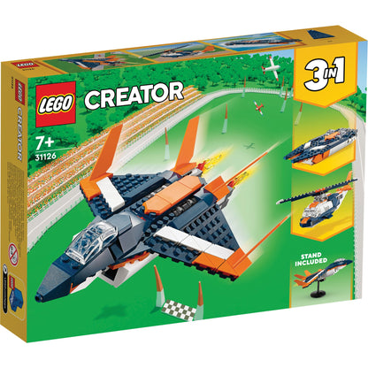 LEGO® Creator 3-in-1 Supersonic-jet Đồ Chơi Lắp Ráp Máy Bay Phản Lực 3-trong-1 (31126) - Hình ảnh sản phẩm