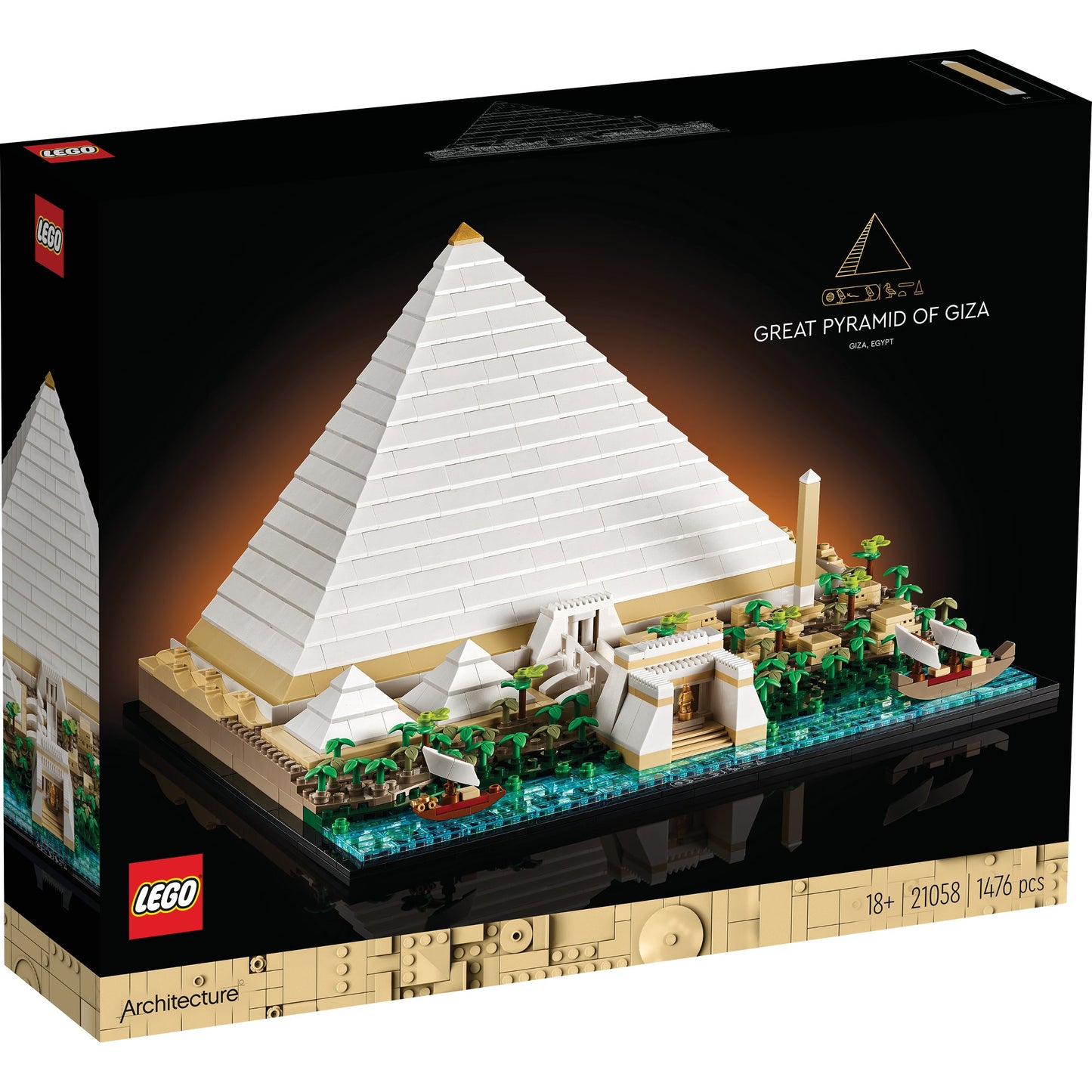 LEGO® Architecture Great Pyramid of Giza - Bộ Lắp Ráp Đại Kim Tự Tháp Giza - LEGO 21058 - Hình ảnh sản phẩm
