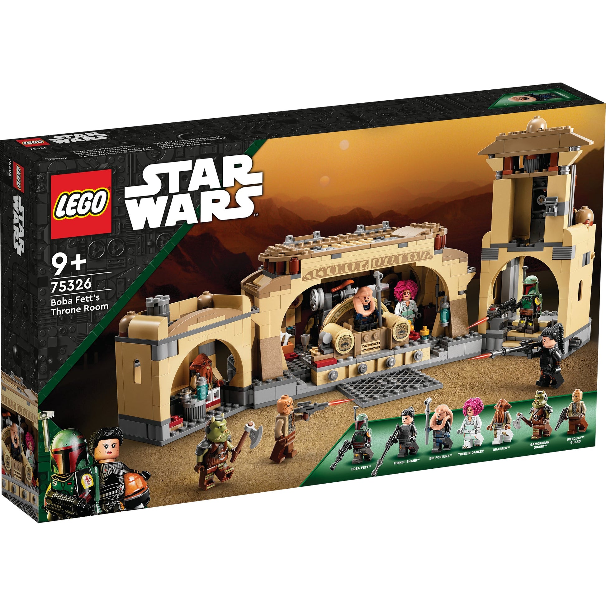 LEGO® Star Wars™ Boba Fetts Throne Room - Đồ Chơi Lắp Ráp Cung Điện Boba Fett - LEGO 75326 - Hình ảnh sản phẩm