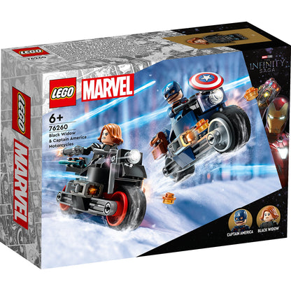 LEGO® Marvel Black Widow & Captain America Motorcycles - Đồ Chơi Lắp Ráp Mô Tô Siêu Anh Hùng 76260 - LEGO Marvel - Hình ảnh sản phẩm