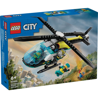 LEGO® City Emergency Rescue Helicopter - Trực Thăng Cứu Hộ Khẩn Cấp - LEGO 60405 - Hình ảnh sản phẩm