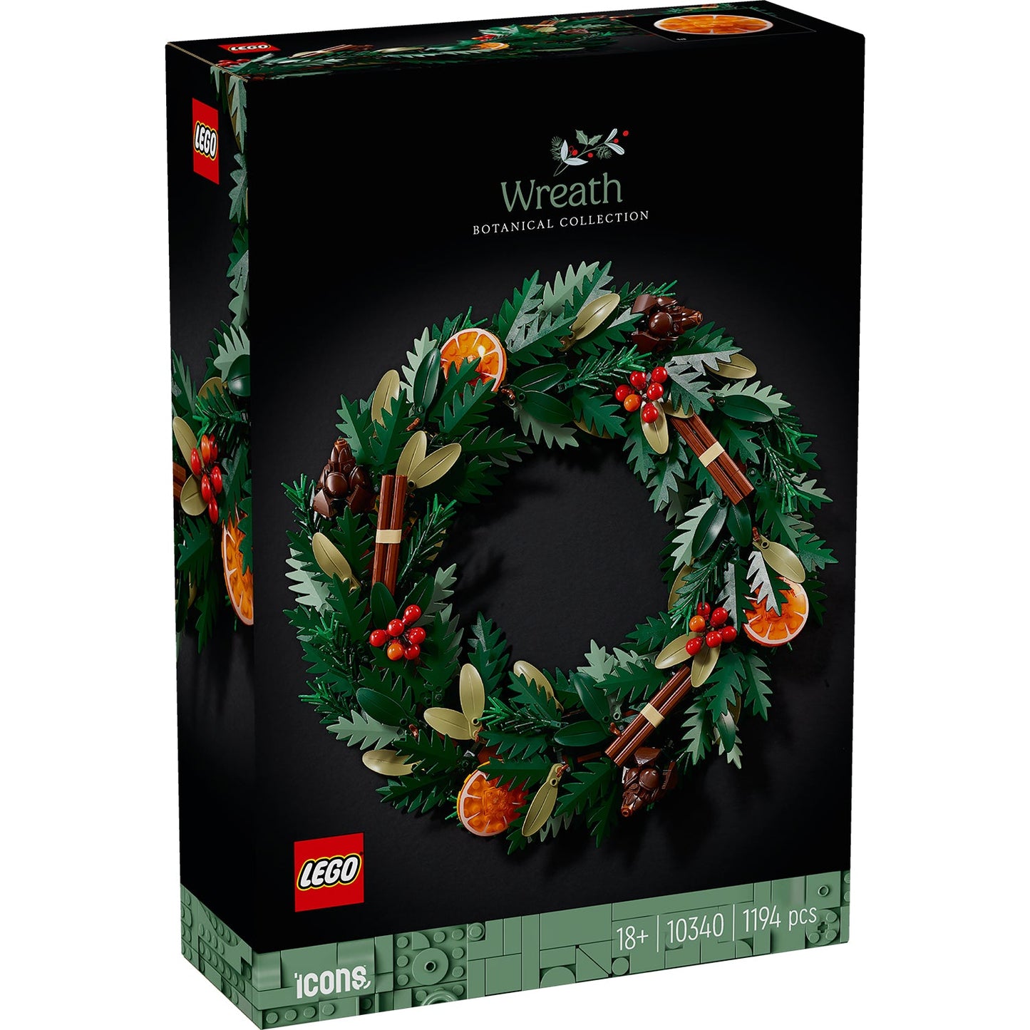LEGO® ICONS™ Wreath - Bộ Lắp Ráp Vòng Hoa Trang Trí 10340 - LEGO Icons - Hình ảnh sản phẩm